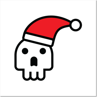 Santa Skull Posters and Art